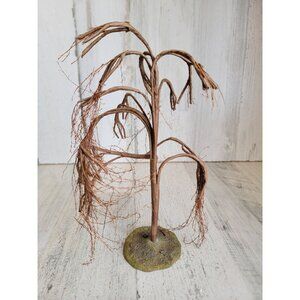 Lemax tree spooky Brown Willow tree fall village accessory Xmas Halloween